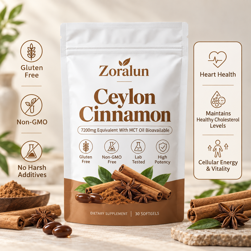 Zoralun Ceylon Cinnamon Softgels