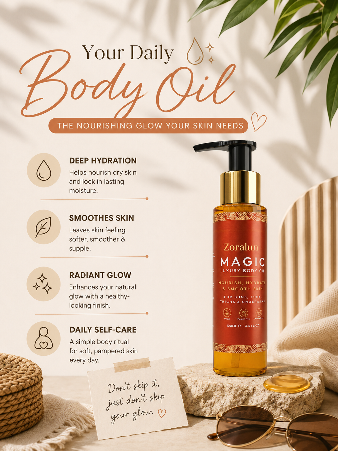 Zoralun Magic Body Oil