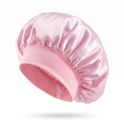 Pink PT Satin Silk Bonnet