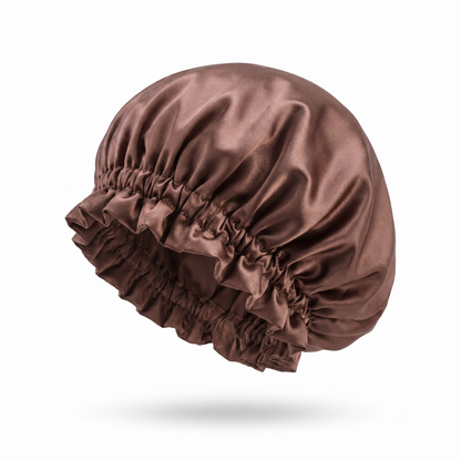 Dark Cameo Brown PT Satin Silk Bonnet
