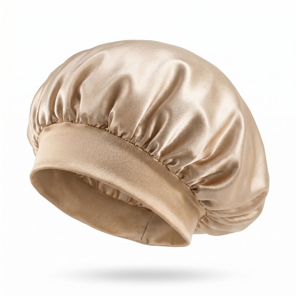Khaki PT Satin Silk Bonnet