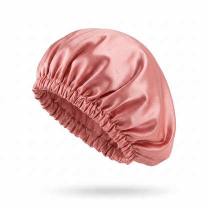 Light Bean Paste Red PT Satin Silk Bonnet