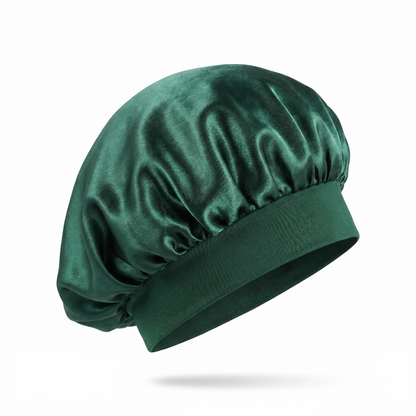 Green PT Satin Silk Bonnet