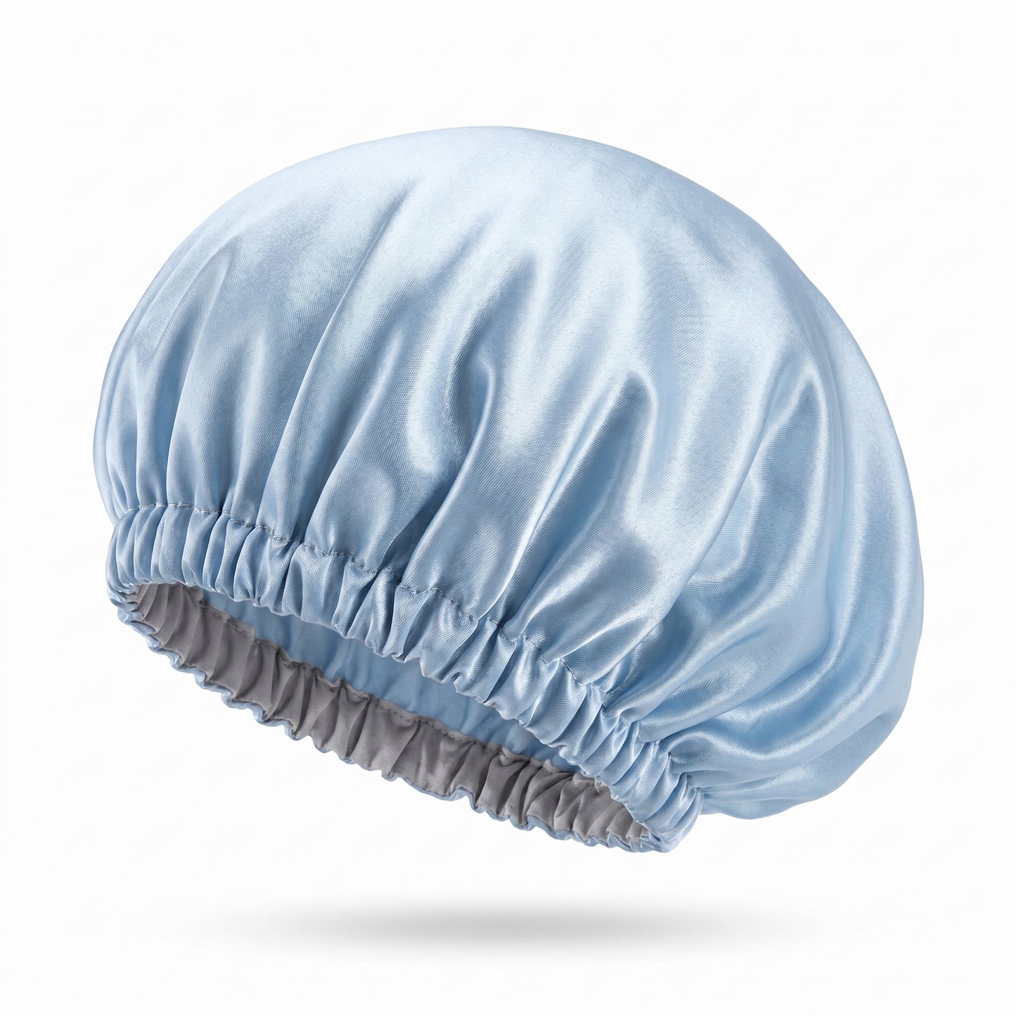 Light Blue PT Satin Silk Bonnet
