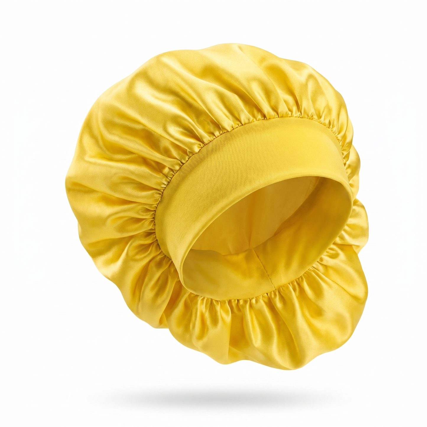 Yellow PT Satin Silk Bonnet