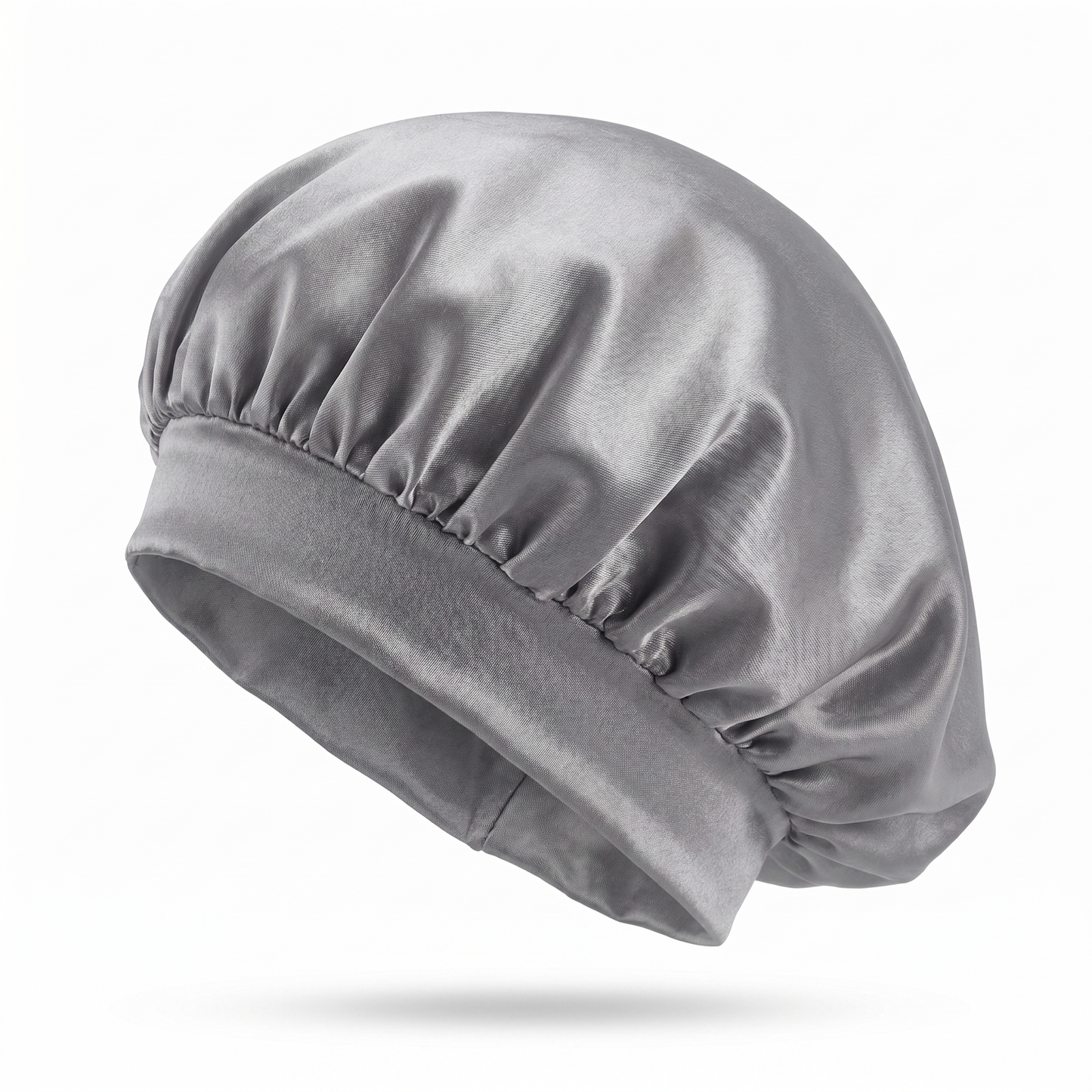 Gray PT Satin Silk Bonnet