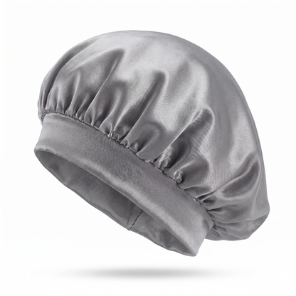 Gray PT Satin Silk Bonnet