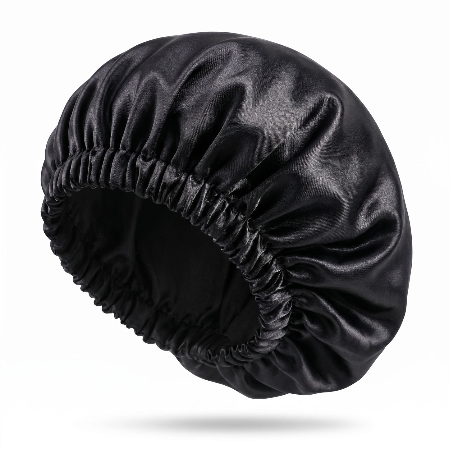 Black PT Satin Silk Bonnet