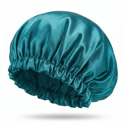 Peacock Green PT Satin Silk Bonnet