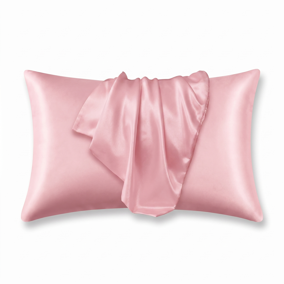 Pink Satin Silk Pillowcase