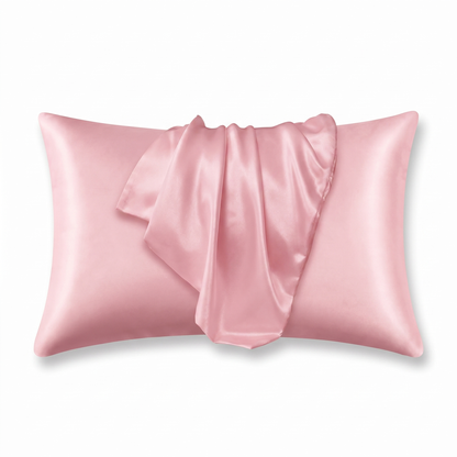 Pink Satin Silk Pillowcase