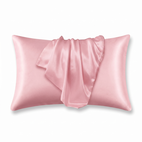 Pink Satin Silk Pillowcase