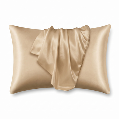 Champagne Satin Silk Pillowcase