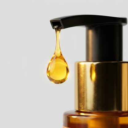 Luxury Body Oil — Texture and Pump Detail | Generated by Modelize